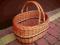Kosz na prezent KOSZYK Z WIKLINY naturalna wiklina