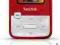 Sandisk Sansa Zip Odtwarzacz mp3 4GB, czerwony, gn