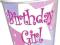 Kieliszek Urodzinowy BIRTHDAY GIRL różowy PROMOCJA
