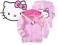 HELLO KITTY jasny róż bluza / KAPTUR r.92 D048