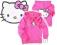 HELLO KITTY ciemny róż bluza / KAPTUR r.92 D047