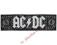 Naszywka AC/DC -brian &amp; angus cog-  długa
