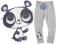 PetShop legginsy melanżowe w kropki r 92/98 D359