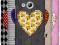 HTC DESIRE 200 HEAD CASE HEART ETUI FUTERAŁ