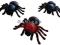 Figurki gumowe PAJĄKI pająk Tarantula 3szt