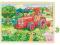 Drewniane kolorowe puzzle TRAKTOR 96 elem. GOKI