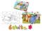 Puzzle 30 Maxi Przygody Puchatka DO KOLOROWANIA