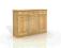 SEKWOJA - Komoda drewniana sosnowa EMIL 3/3