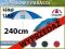 DUŻY PARASOL PLAŻOWY 240cm OCHRONA UV ogrodowy