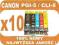 10x CANON PGI-5 CLI-8 IP4200 3300 4300 MP520 +CHIP