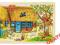Drewniane puzzle WIEŚ JESIENIĄ 24 elem.! GOKI