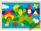 Drewniane puzzle - mozaika LATARNIA 52 elem. !GOKI