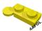 4AFOL 4x LEGO Yellow Hinge Plate 1x4 Top 2430