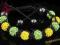 G1411 KR BRANSOLETKA SHAMBALLA CYRKONIE 9 KUL BG