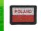 Flaga POLSKI Naszywka Naszywki HAFT 55x38mm RZEP