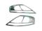 Chromowane ramki przednich lamp do CITROENA C3