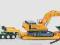 SIKU Ciężarówka z Platformą + Koparka   WROCŁAW