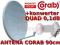 Antena 90cm Corab jasna + konwerter Quad Maximum