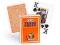 MODIANO Karty do gry PLASTIK Texas Hold'em ORANGE