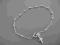 Srebro srebrny rożaniec -bransoletka   m -6d