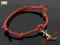 Br7690 BRANSOLETKA SZNUREK KOTEK CHARMS LEXIM