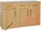 Duża KOMODA do Salonu Pokoju SZAFKA KREDENS DĄB