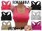 TOP/STANIK BEZSZWOWY PUSH-UP WKŁADKI FITNES M/L/XL