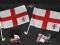 EGZEST 7* ENGLAND FLAGA SAMOCHODOWA 2SZT