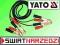 PRZEWODY rozruchowe YATO kable 120A 2,5m 83150