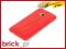 Czerwona Nakładka na tył Etui SLIM HTC One 801e