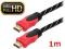 KABEL HDMI - HDMI 1.4 3D FULL HD Red 1m Ethernet