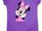 DISNEY MINNIE BLUZKA ŚLIWKA SUPER HIT NOWA 128/134