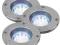 Oprawy gruntowe LED Tilos 3 szt. Wys:136x95 mm