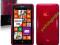 NOKIA LUMIA 625 CZERWONY ŻEL ETUI FUTERAŁ