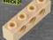 LEGO Technic belka 1x4 Tan - 3701