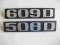 Napis, emblemat Mercedes 508D, 609D