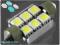 Żarówka Led C5W 36mm 39mm 6smd 5050 biała CAN BUS