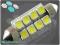 Żarówka samochodowa Led C5W 42mm 8smd 5050 biała