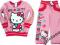 DRES KOMPLET HELLO KITTY BLUZA SPODNIE RÓZOWY 92CM