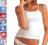 % BAWEŁNA bezszwowy top BRUBECK CAMISOLE , M