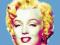 Plakat obraz 30x30 Twarz Marylin WG05789