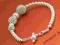 Swarovski SHAMBALLA + PERŁY Wyjątkowa BRANSOLETKA