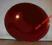 OZDOBNY TALERZ RED METALIC  33CM