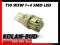 Żarówka led  W5W T10 5led 24V mocne diody  DL