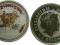 AUSTRALIA 1 $ 2005 ROK KOGUTA SREBRO UNCJA