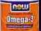 NOW, OMEGA-3, 100 kaps. EPA + DHA ++