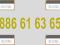 -- 886 61 63 65 -- ZŁOTY NUMER HEYAH, F. VAT 23%