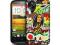 Etui HTC DESIRE X RASTA RASTAFARAI GANJA REGGAE