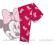 DISNEY MINNIE GETRY/LEGGINSY RÓŻOWE 116 B535