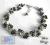 Bransoletka  Swarovski CRYSTAL SILVER NIGHT 355
